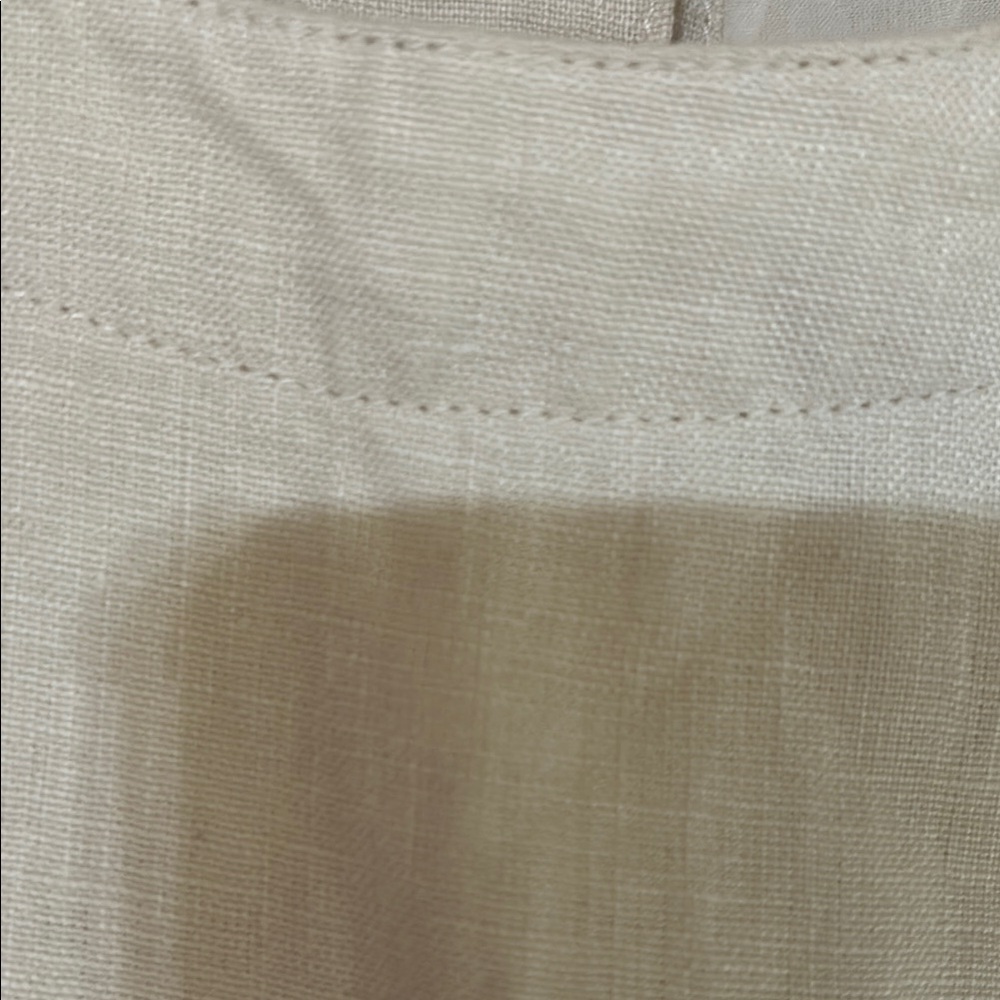 Elegant Cream Sleeveless Dress - Picture 3 of 5